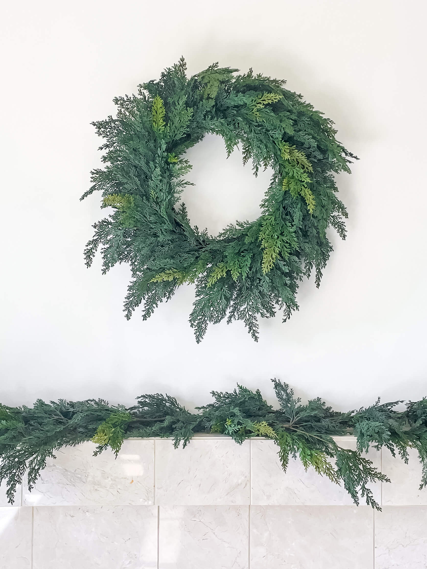 Cypress Wreath 24"
