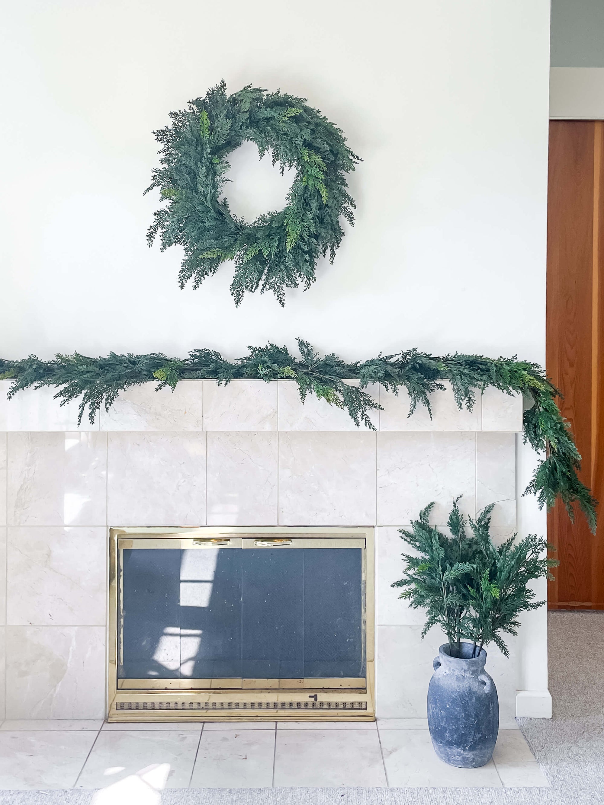 Cypress Wreath 24"