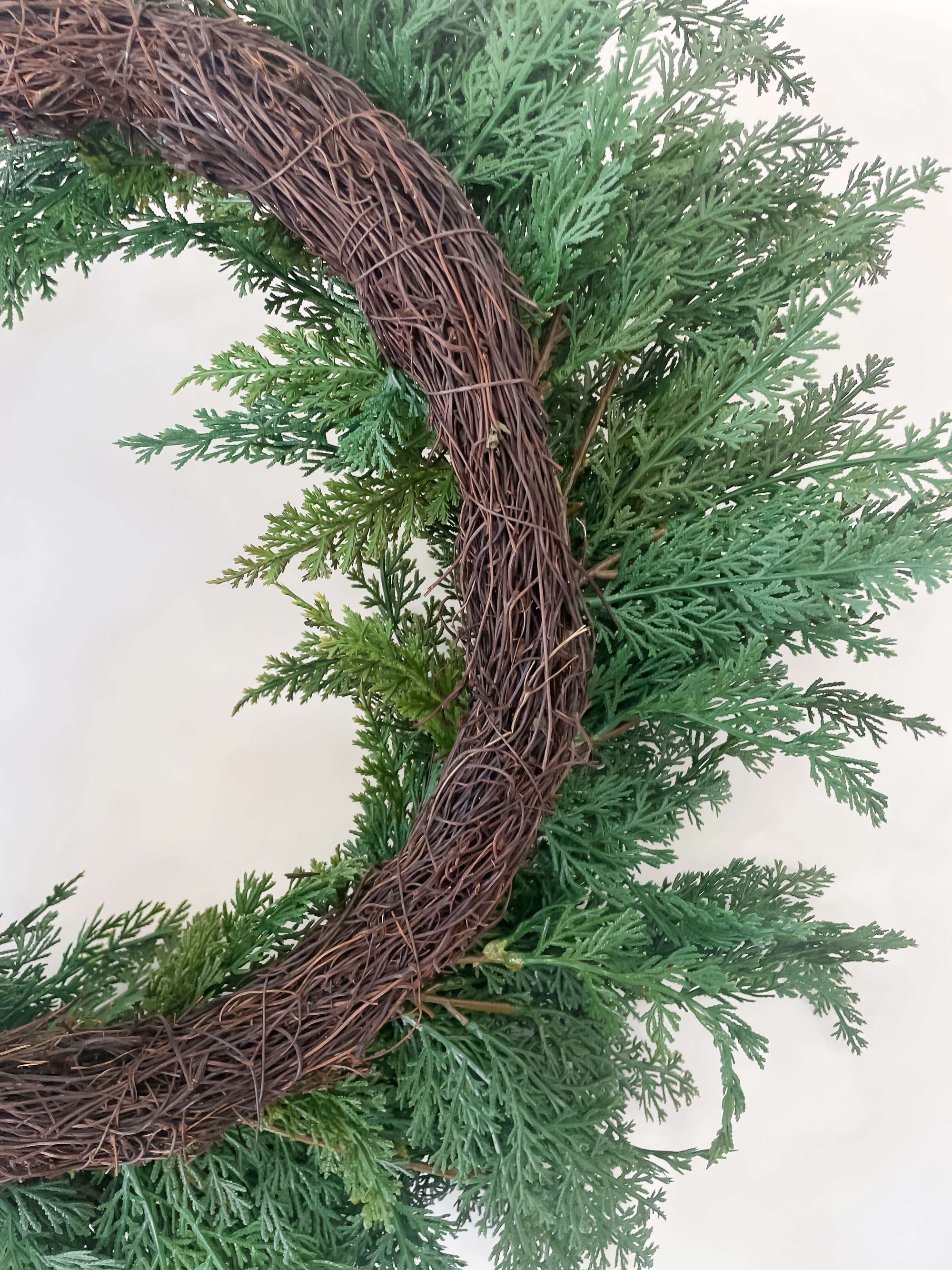 Cypress Wreath 24"