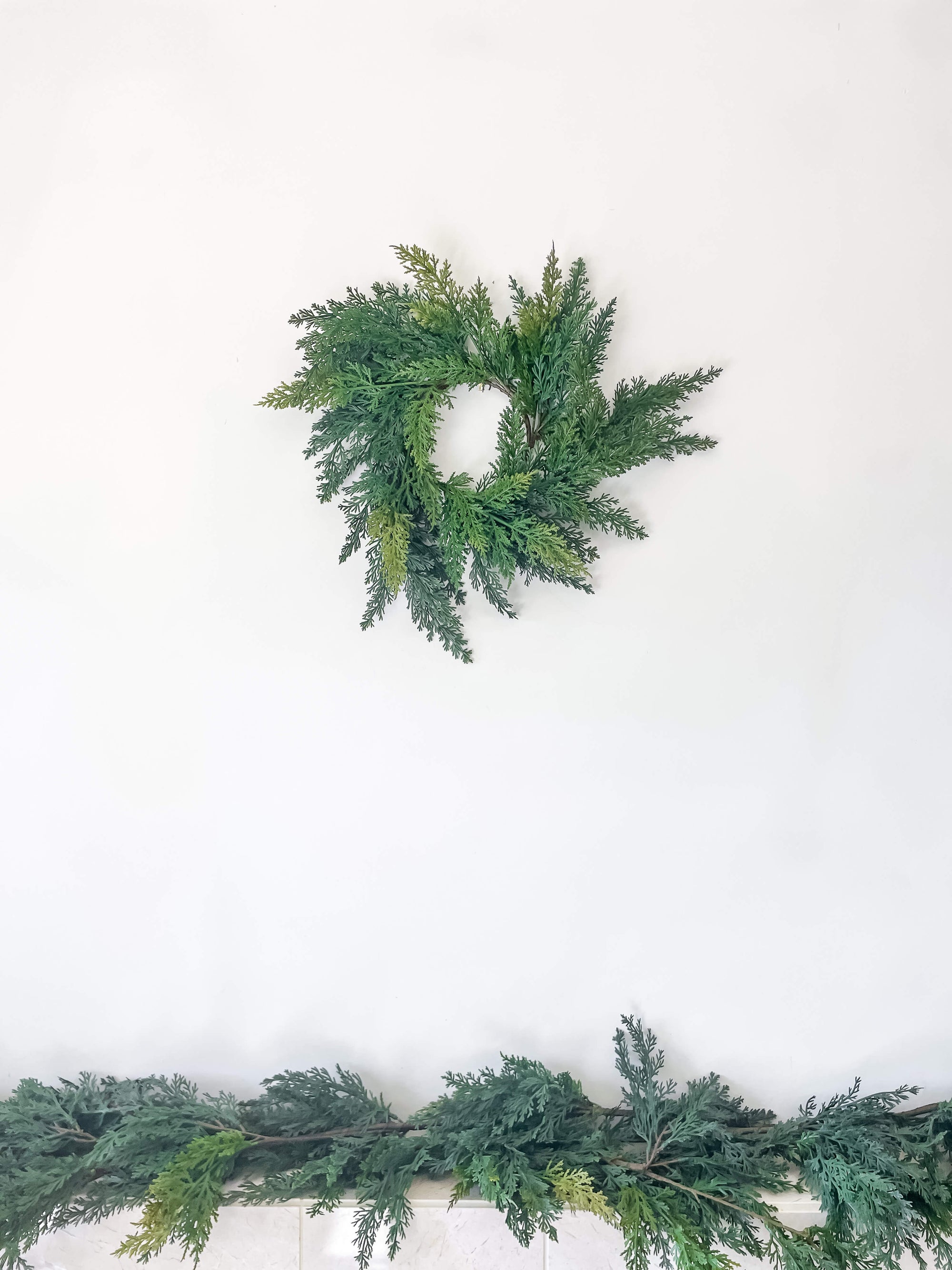 Cypress Wreath 12"