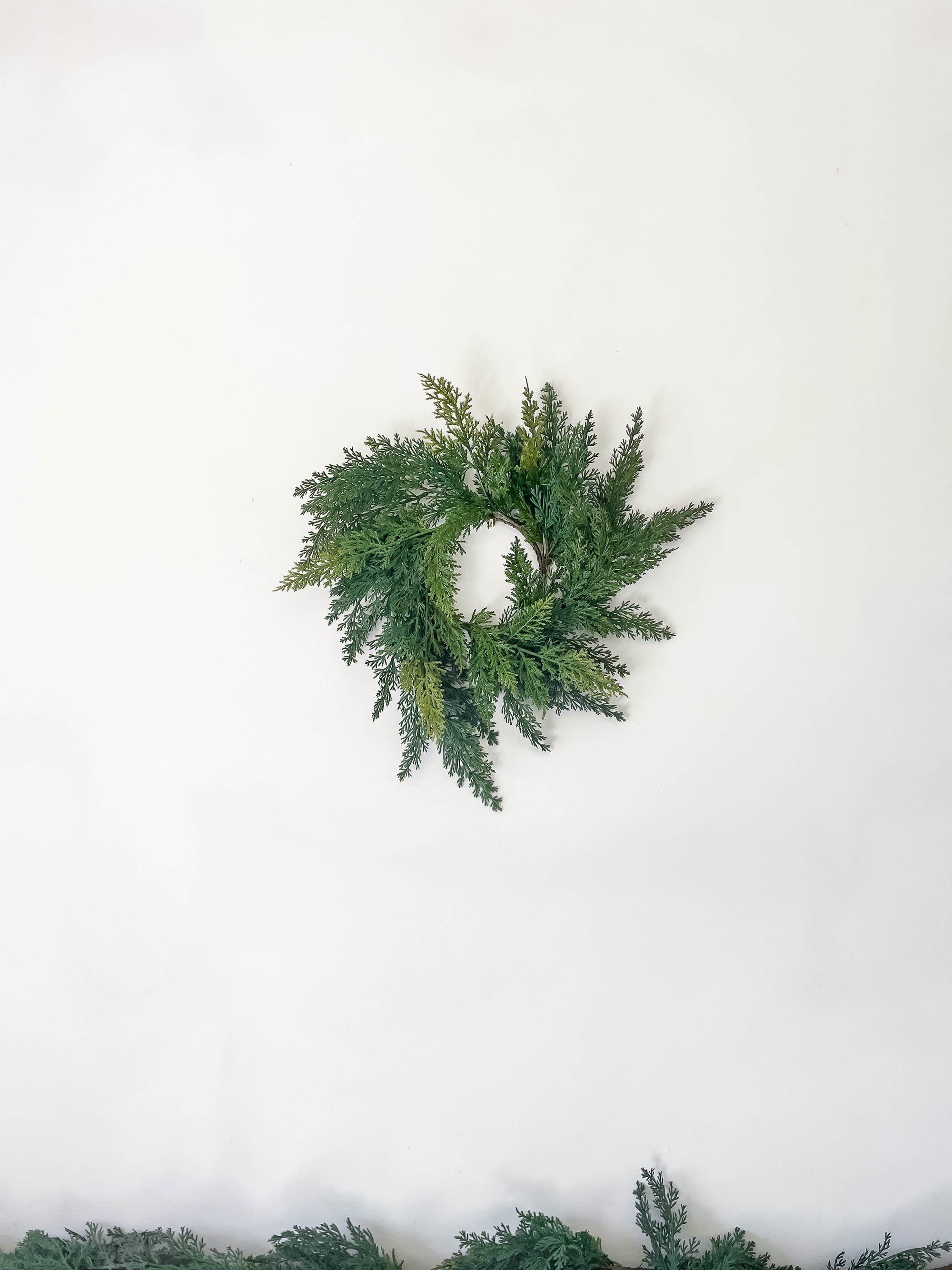 Cypress Wreath 12"