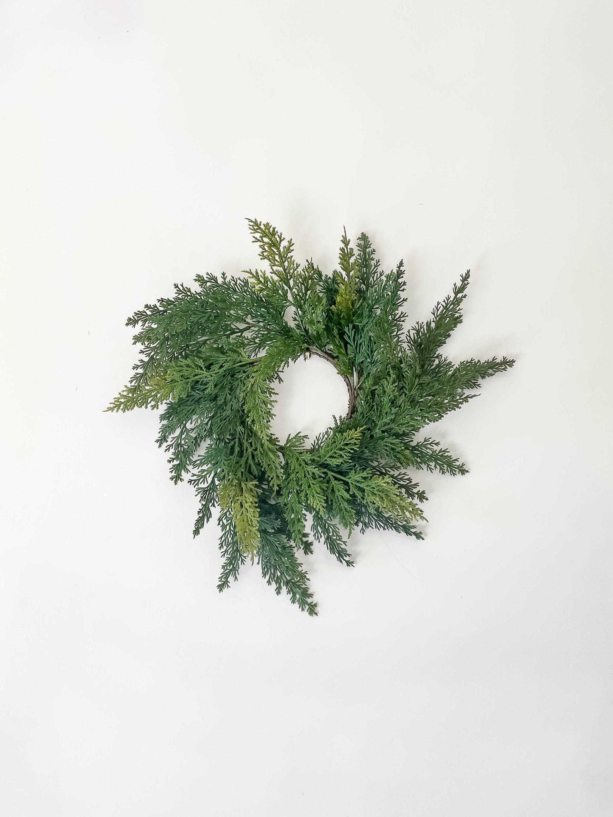 Cypress Wreath 12"
