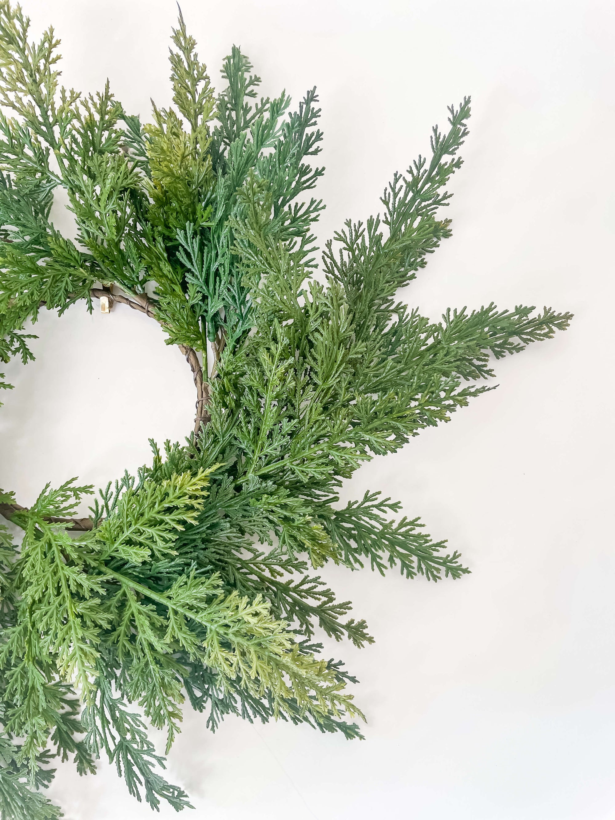 Cypress Wreath 12"