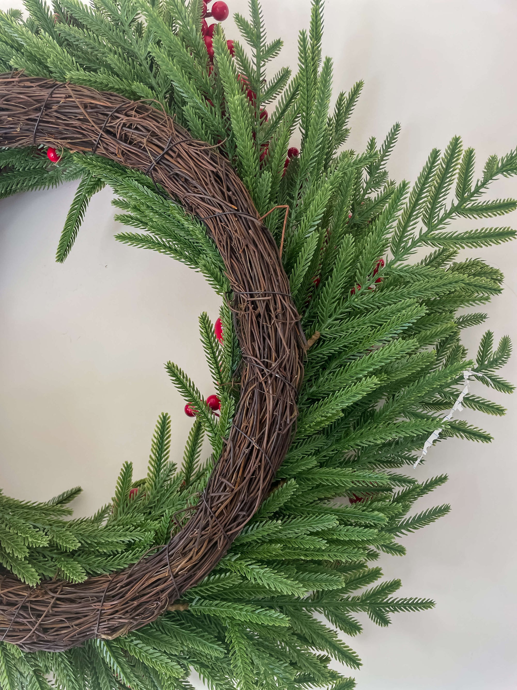 Red Apple & Berry Norfolk Wreath 24"