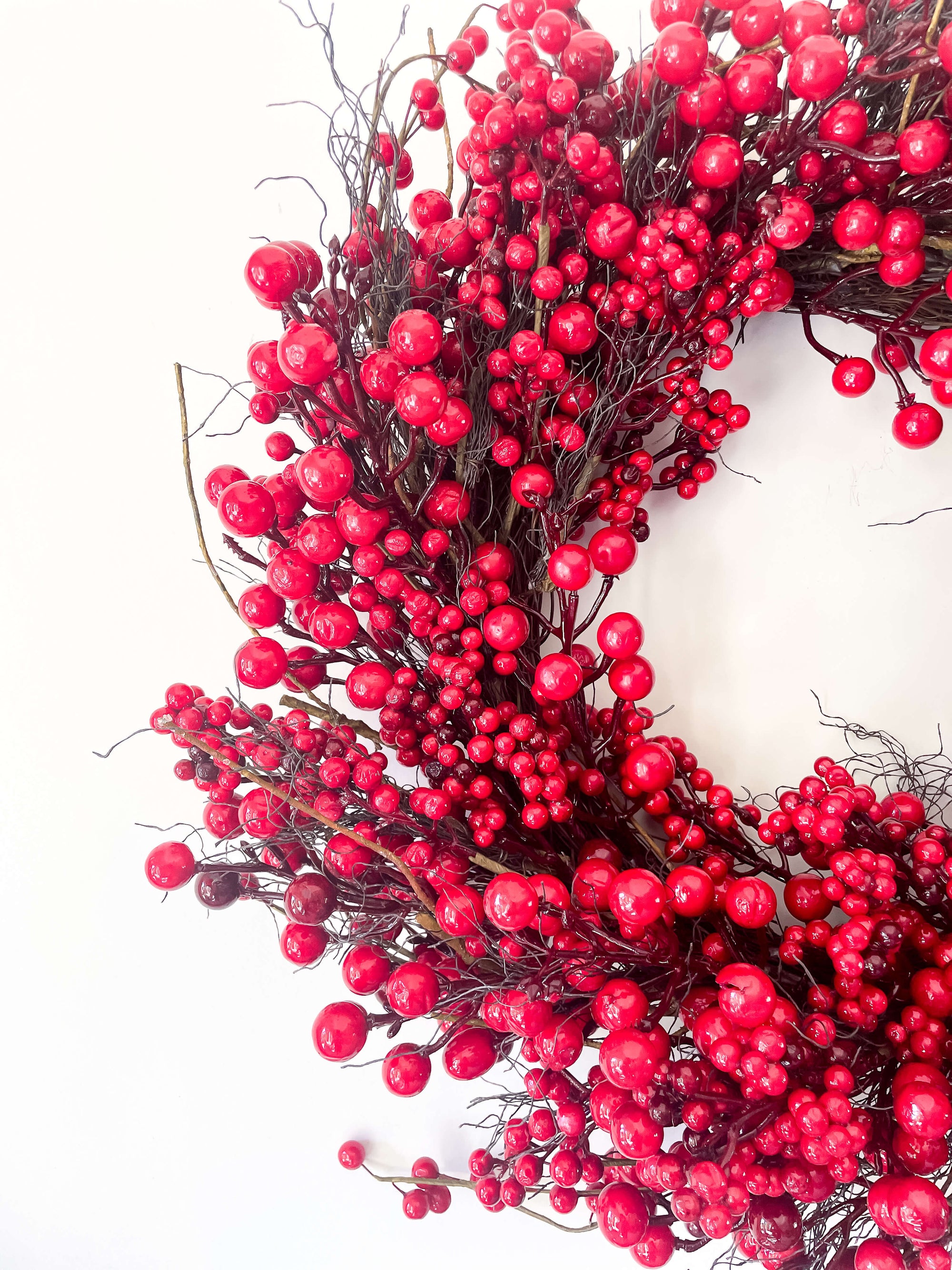 Red Berry Wreath 24"