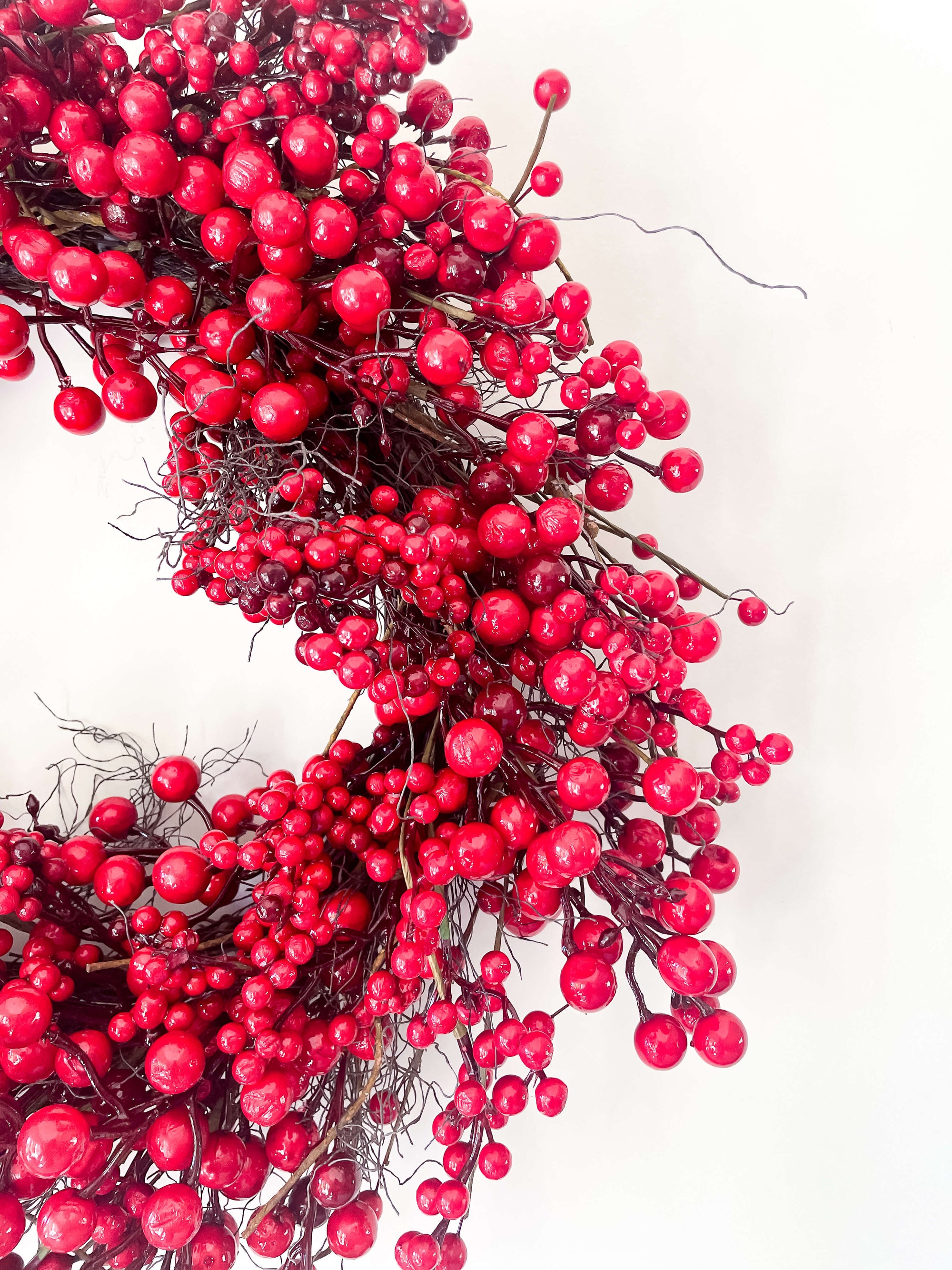 Red Berry Wreath 24"