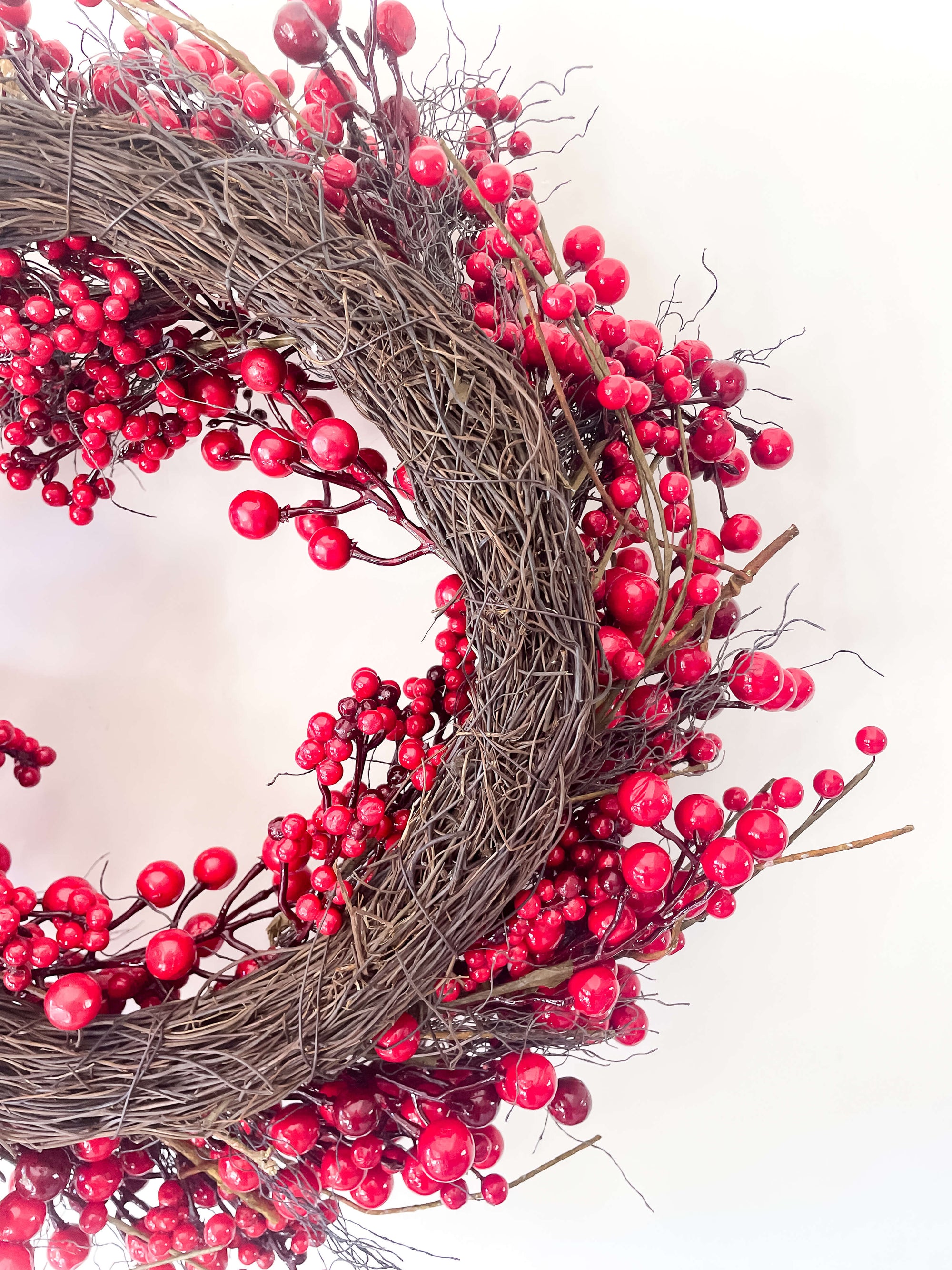 Red Berry Wreath 24"