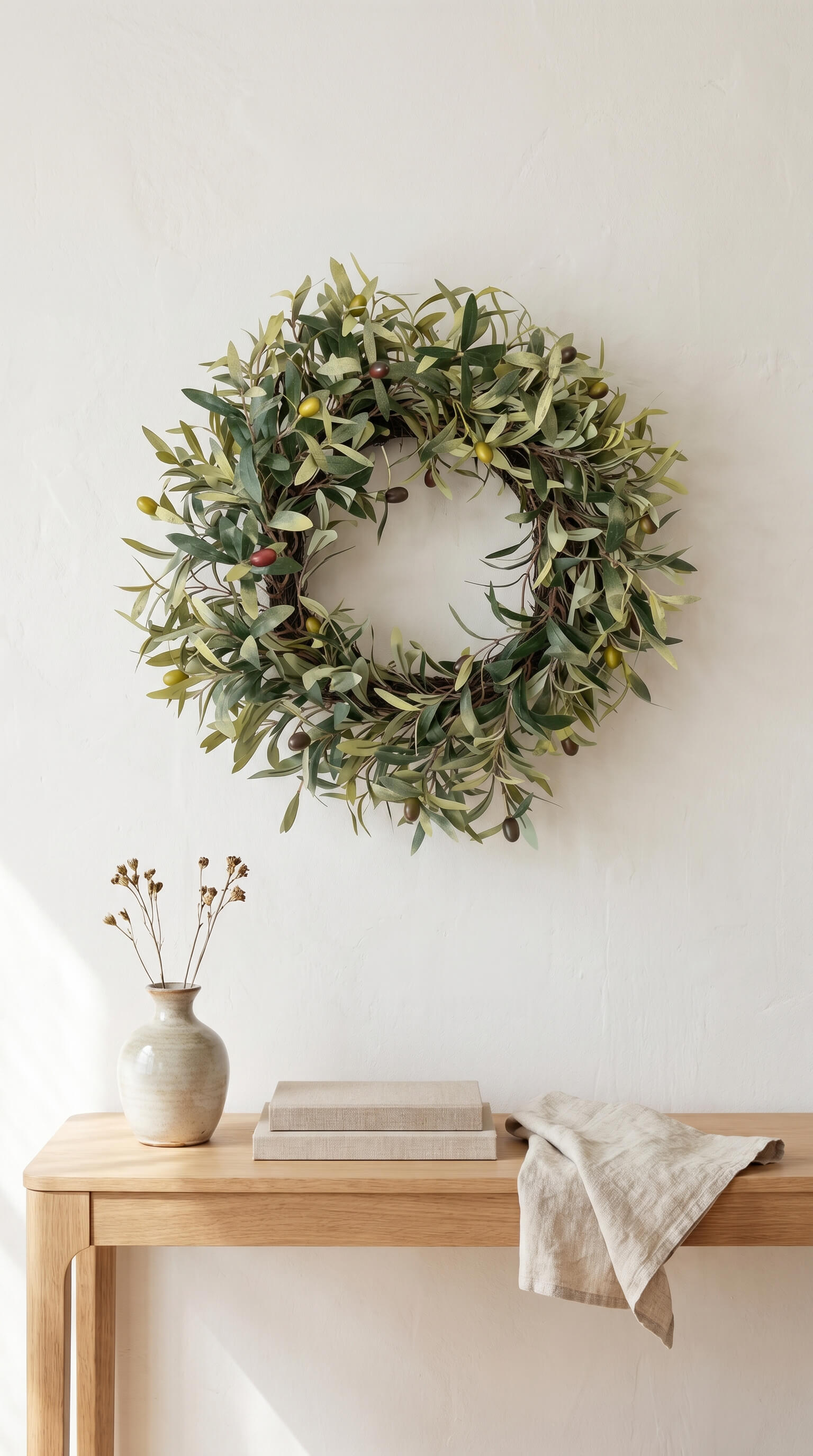 Olive Branch Wreath 24"