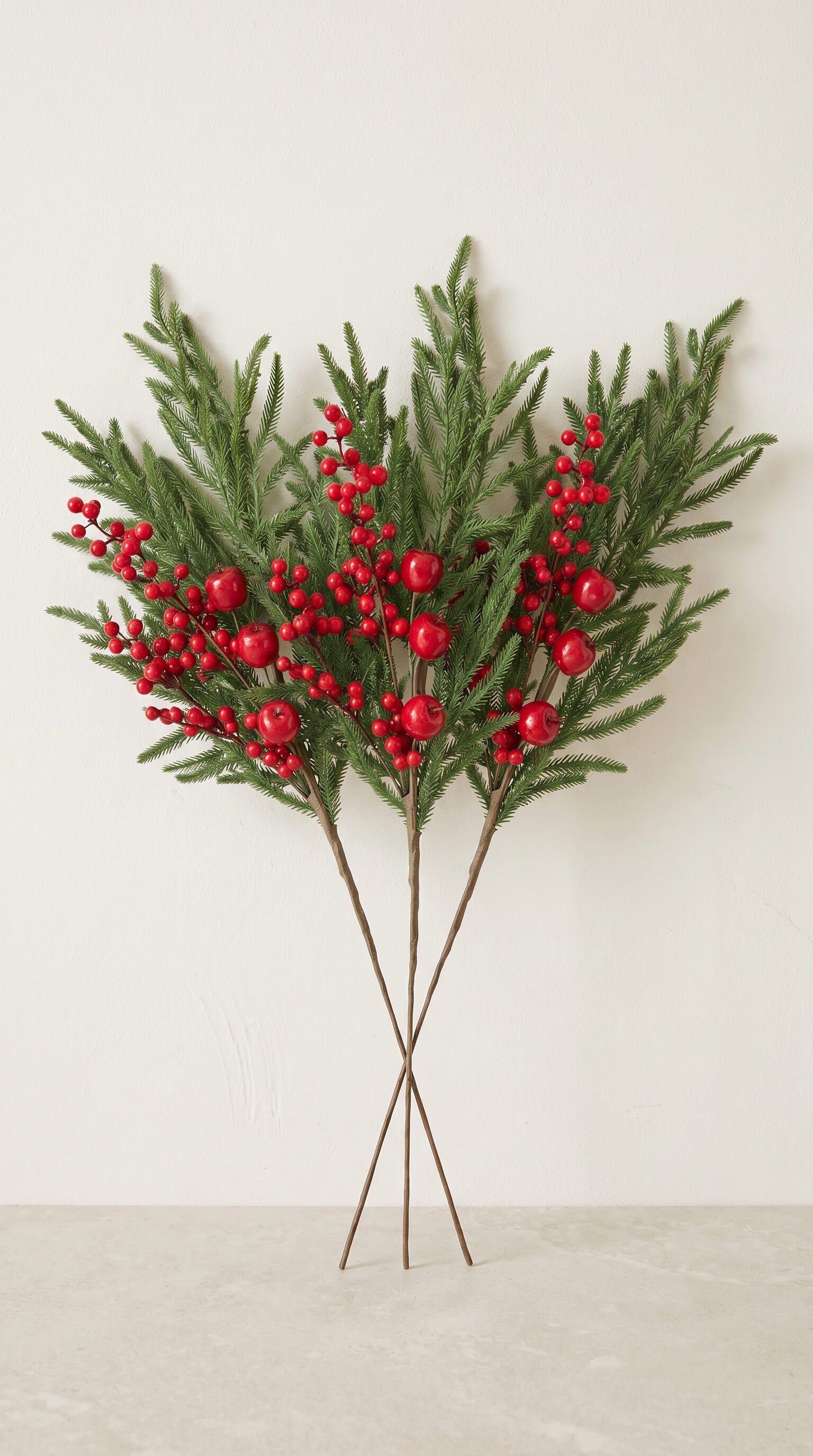 Red Apple &amp; Berry Norfolk Stem 26" - Bundle of 3