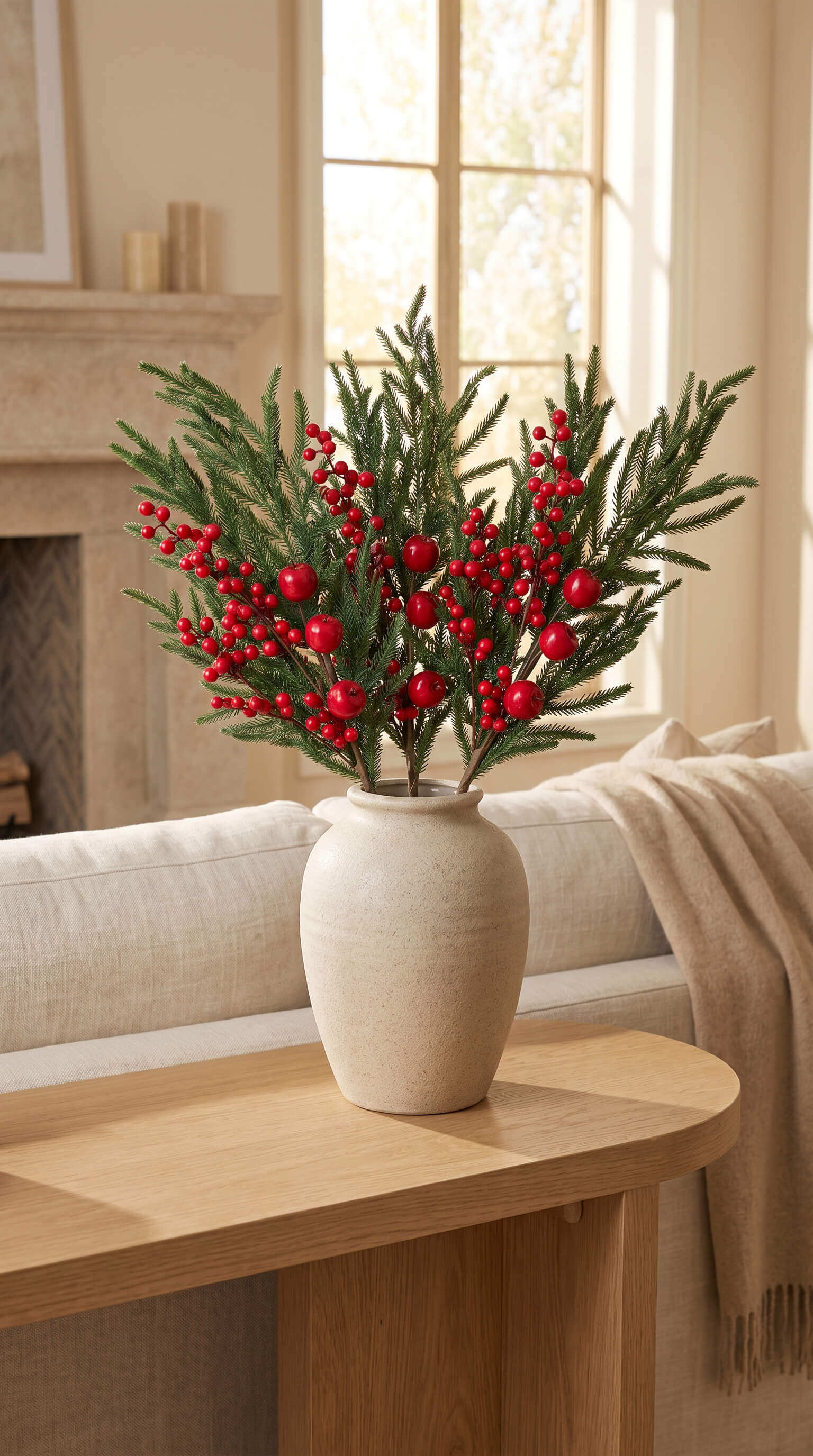 Red Apple &amp; Berry Norfolk Stem 26" - Bundle of 3