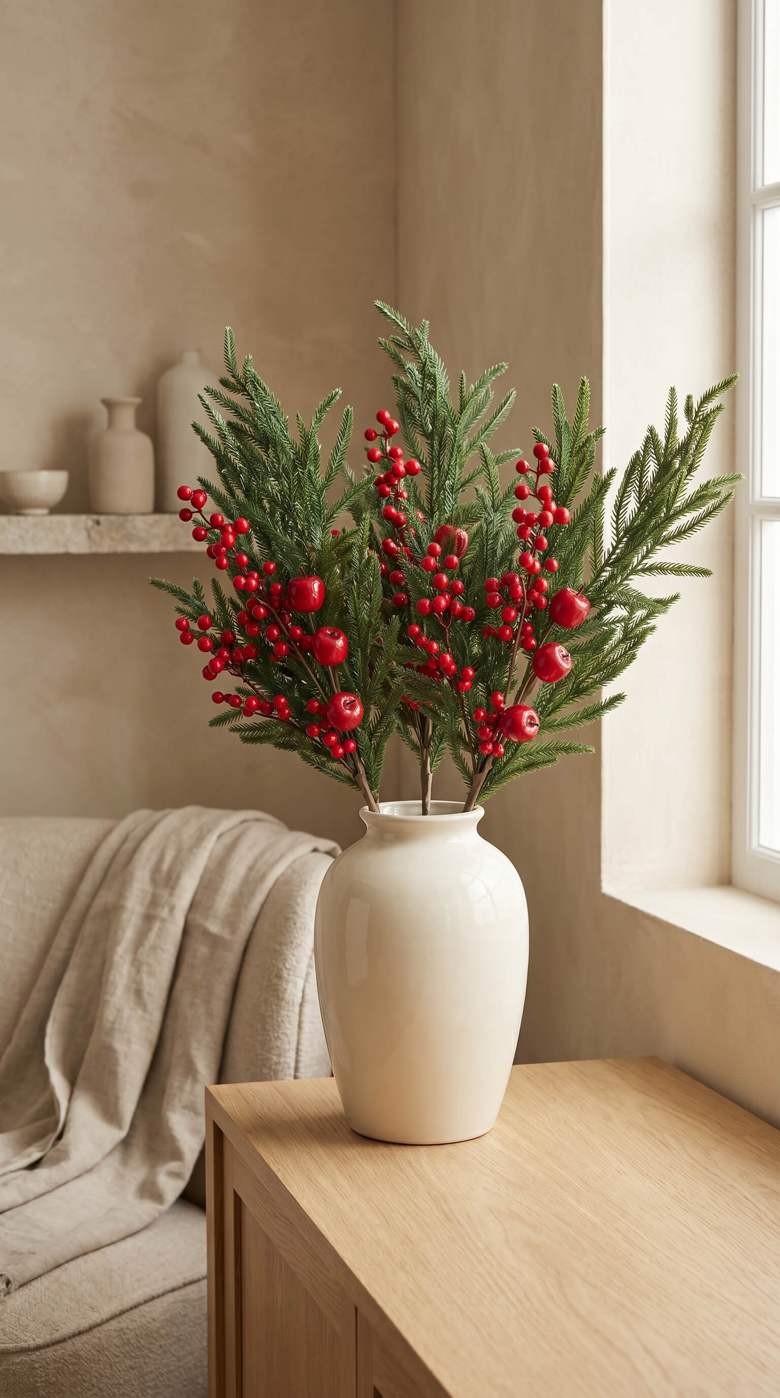 Red Apple &amp; Berry Norfolk Stem 26" - Bundle of 3