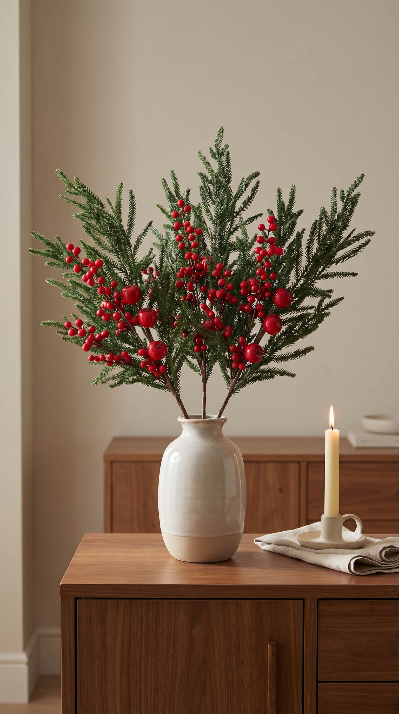 Red Apple &amp; Berry Norfolk Stem 26" - Bundle of 3