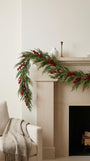 Red Berry Cedar Garland 60"