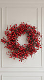 Red Berry Wreath 24"