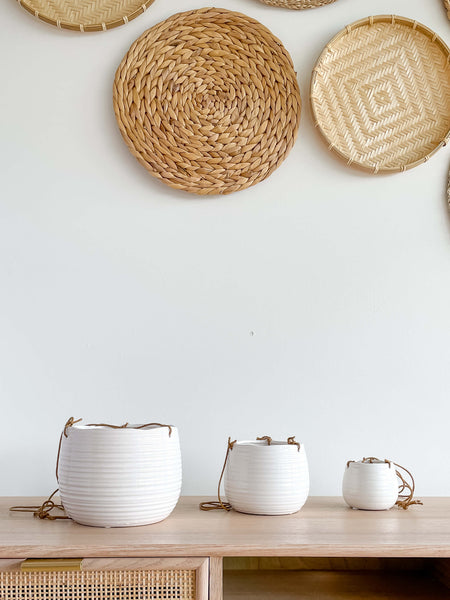 Bari Ceramic Planter Hycroft Home Decor