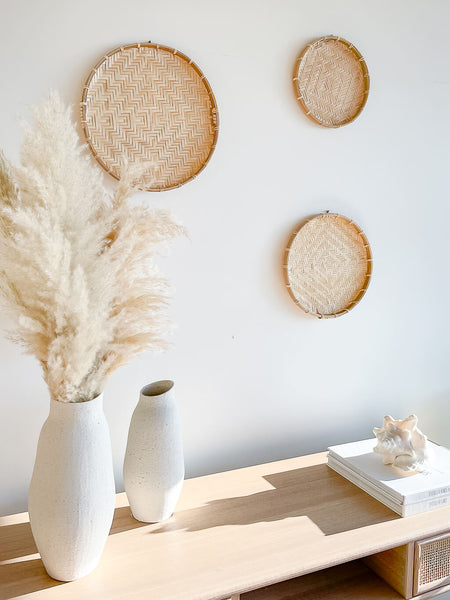 bamboo wall decor side view