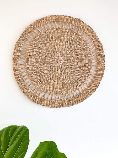 seagrass wall plate large